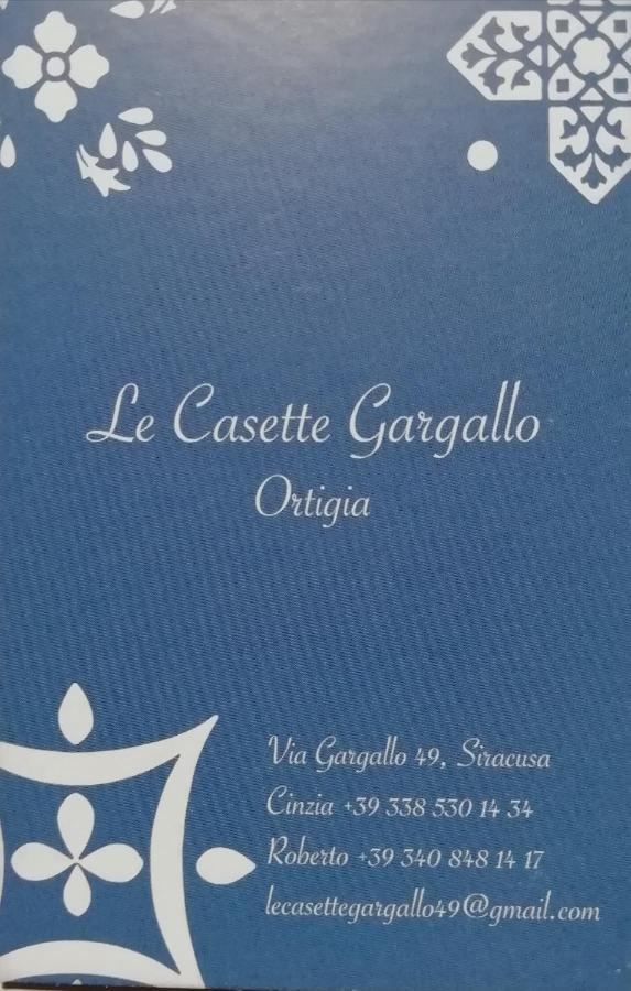 Le Casette Gargallo 1 - Ortigia 锡拉库扎 外观 照片